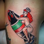 фото тату ракета от 08.11.2017 №080 - tattoo rocket - tatufoto.com