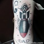 фото тату ракета от 08.11.2017 №081 - tattoo rocket - tatufoto.com