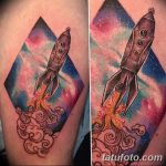 фото тату ракета от 08.11.2017 №087 - tattoo rocket - tatufoto.com