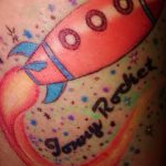 фото тату ракета от 08.11.2017 №088 - tattoo rocket - tatufoto.com