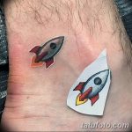 фото тату ракета от 08.11.2017 №092 - tattoo rocket - tatufoto.com