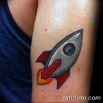 фото тату ракета от 08.11.2017 №098 - tattoo rocket - tatufoto.com