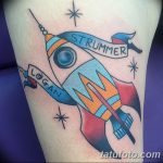 фото тату ракета от 08.11.2017 №100 - tattoo rocket - tatufoto.com