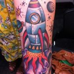 фото тату ракета от 08.11.2017 №101 - tattoo rocket - tatufoto.com