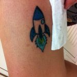 фото тату ракета от 08.11.2017 №114 - tattoo rocket - tatufoto.com