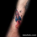 фото тату ракета от 08.11.2017 №115 - tattoo rocket - tatufoto.com