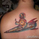 фото тату ракета от 08.11.2017 №119 - tattoo rocket - tatufoto.com