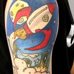 фото тату ракета от 08.11.2017 №122 - tattoo rocket - tatufoto.com