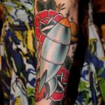 фото тату ракета от 08.11.2017 №123 - tattoo rocket - tatufoto.com