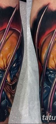 фото тату росомаха от 17.11.2017 №013 — Wolverine tattoo — tatufoto.com