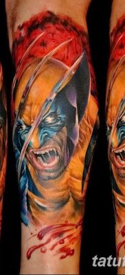 фото тату росомаха от 17.11.2017 №052 — Wolverine tattoo — tatufoto.com