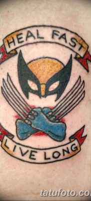 фото тату росомаха от 17.11.2017 №072 — Wolverine tattoo — tatufoto.com