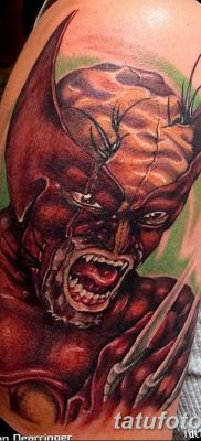 фото тату росомаха от 17.11.2017 №084 — Wolverine tattoo — tatufoto.com