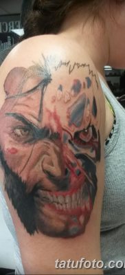 фото тату росомаха от 17.11.2017 №098 — Wolverine tattoo — tatufoto.com