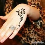 фото Мехенди на пальцах рук от 26.12.2017 №002 - Mehendi on fingers of han - tatufoto.com
