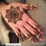 фото Мехенди на пальцах рук от 26.12.2017 №033 - Mehendi on fingers of han - tatufoto.com
