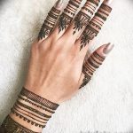 фото Мехенди на пальцах рук от 26.12.2017 №061 - Mehendi on fingers of han - tatufoto.com