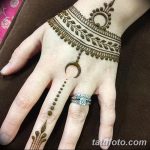 фото Мехенди на пальцах рук от 26.12.2017 №070 - Mehendi on fingers of han - tatufoto.com