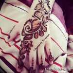 фото Мехенди на пальцах рук от 26.12.2017 №074 - Mehendi on fingers of han - tatufoto.com