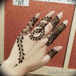 фото Мехенди на пальцах рук от 26.12.2017 №075 - Mehendi on fingers of han - tatufoto.com