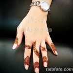 фото Мехенди на пальцах рук от 26.12.2017 №076 - Mehendi on fingers of han - tatufoto.com