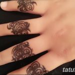 фото Мехенди на пальцах рук от 26.12.2017 №103 - Mehendi on fingers of han - tatufoto.com