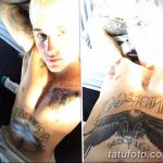 фото Новая тату Джастина Бибера от 05.12.2017 №012 - Justin Bieber's - tattoo-photo.ru