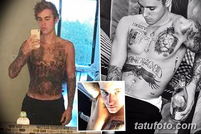 фото Новая тату Джастина Бибера от 05.12.2017 №017 - Justin Bieber's - tattoo-photo.ru