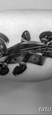 фото тату Скрипка от 26.12.2017 №006 — tattoo Violin — tatufoto.com