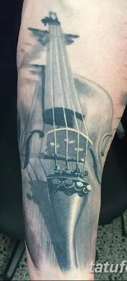 фото тату Скрипка от 26.12.2017 №013 — tattoo Violin — tatufoto.com