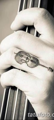 фото тату Скрипка от 26.12.2017 №018 — tattoo Violin — tatufoto.com