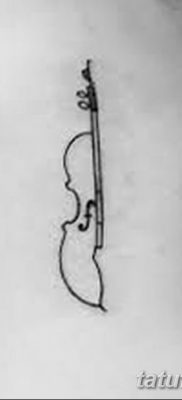 фото тату Скрипка от 26.12.2017 №019 — tattoo Violin — tatufoto.com