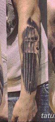 фото тату Скрипка от 26.12.2017 №022 — tattoo Violin — tatufoto.com