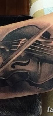 фото тату Скрипка от 26.12.2017 №024 — tattoo Violin — tatufoto.com