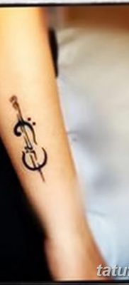 фото тату Скрипка от 26.12.2017 №025 — tattoo Violin — tatufoto.com