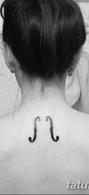 фото тату Скрипка от 26.12.2017 №044 — tattoo Violin — tatufoto.com