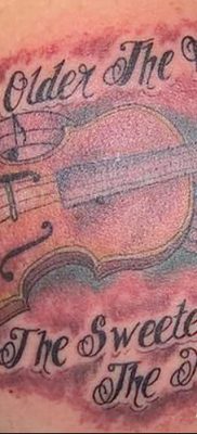 фото тату Скрипка от 26.12.2017 №054 — tattoo Violin — tatufoto.com
