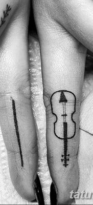 фото тату Скрипка от 26.12.2017 №060 — tattoo Violin — tatufoto.com