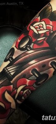 фото тату Скрипка от 26.12.2017 №078 — tattoo Violin — tatufoto.com