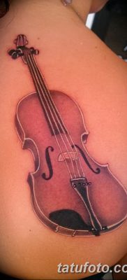 фото тату Скрипка от 26.12.2017 №085 — tattoo Violin — tatufoto.com