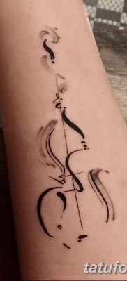 фото тату Скрипка от 26.12.2017 №091 — tattoo Violin — tatufoto.com