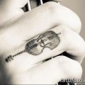 фото тату Скрипка от 26.12.2017 №106 - tattoo Violin - tatufoto.com
