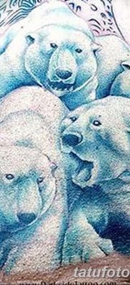 фото тату белый медведь от 03.12.2017 №011 — white bear tattoo — tatufoto.com