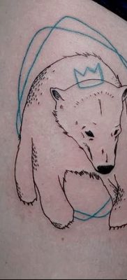 фото тату белый медведь от 03.12.2017 №025 — white bear tattoo — tatufoto.com