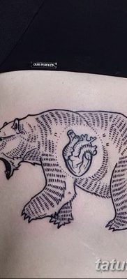 фото тату белый медведь от 03.12.2017 №065 — white bear tattoo — tatufoto.com