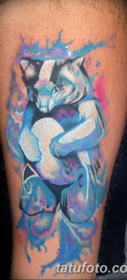фото тату белый медведь от 03.12.2017 №127 — white bear tattoo — tatufoto.com