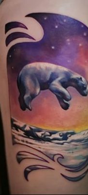 фото тату белый медведь от 03.12.2017 №131 — white bear tattoo — tatufoto.com