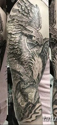 фото тату беркут от 10.12.2017 №018 — golden eagle tattoos — tatufoto.com