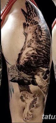 фото тату беркут от 10.12.2017 №019 — golden eagle tattoos — tatufoto.com