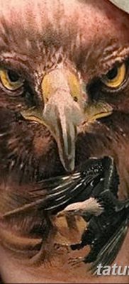 фото тату беркут от 10.12.2017 №026 — golden eagle tattoos — tatufoto.com